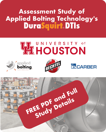 University of Houston Study of Applied Bolting Technology's DuraSquirt®&nbsp;DTIs - PDF Download 